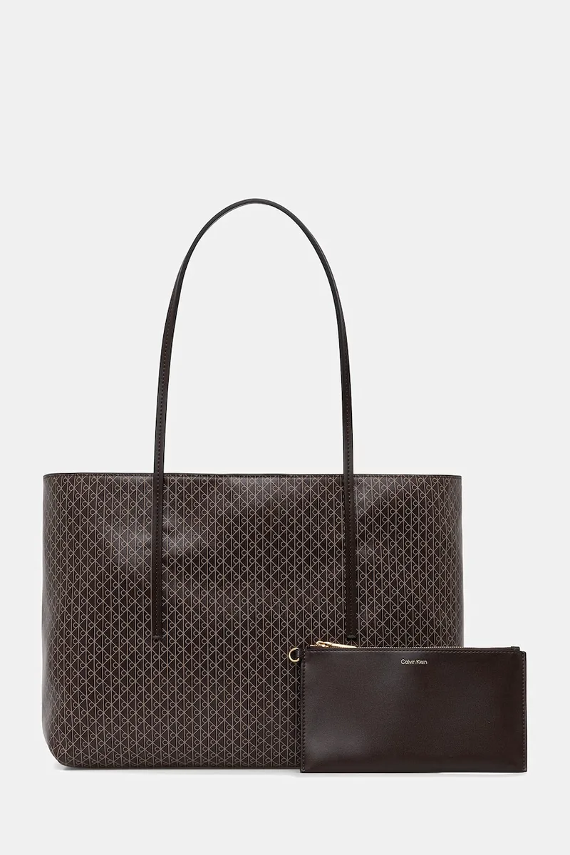 Calvin Klein τσάντα tote γυναικεία από απομίμηση δέρματος