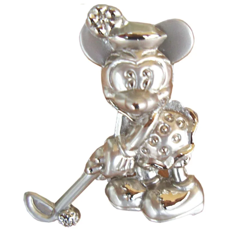 Πόμολα Επίπλων Παιδικά Μεταλλικά σειρά Mini Mouse 18-0114 Νίκελ ματ