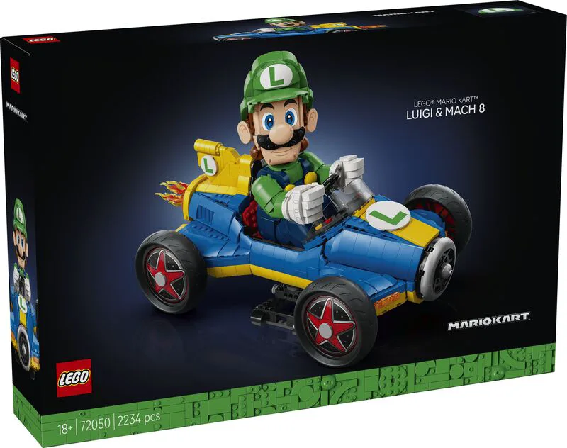 LEGO® Super Mario Kart-Luigi & Mach 8 (72050)