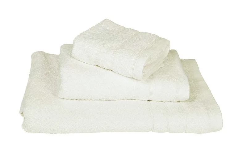 Πετσέτα ΚΟΜΒΟΣ Πεννιέ 500γρ/μ2 Cream Χειρός 40x60