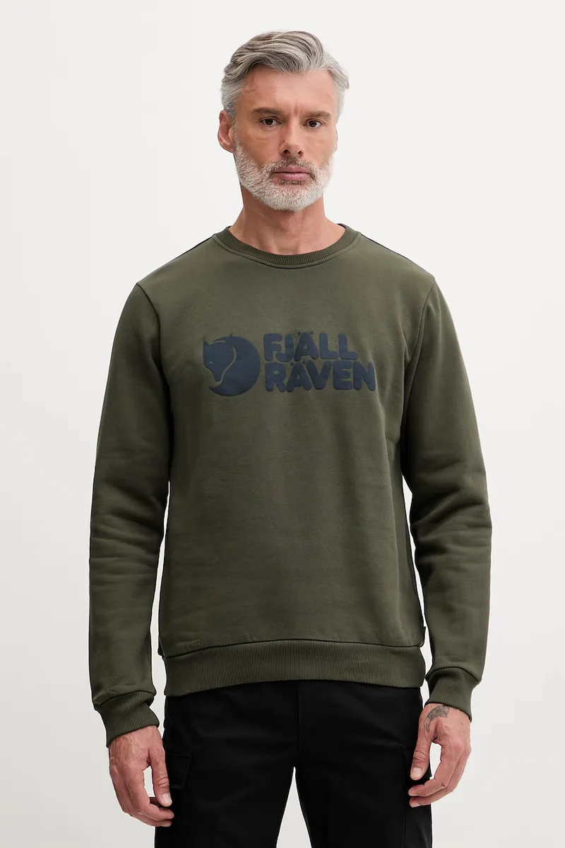 Fjallraven μπλούζα ανδρική βαμβακερή Fjällräven Logo