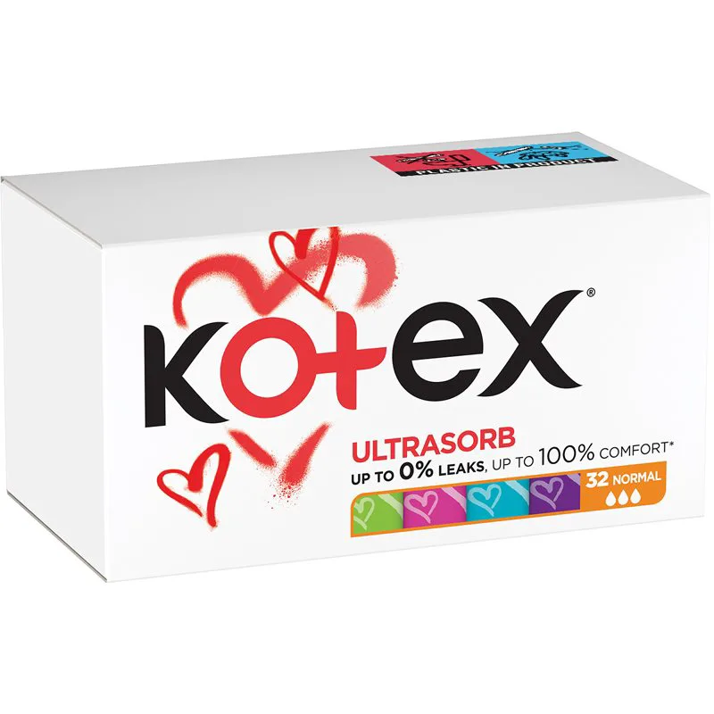 Kotex UltraSorb Normal ταμπόν 32 τμχ