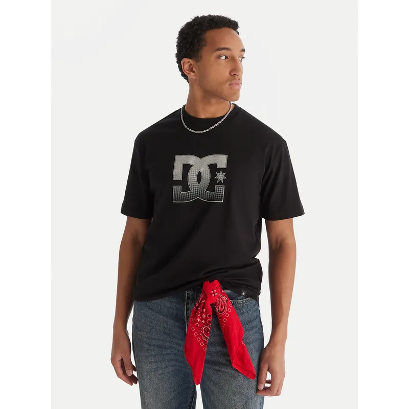 DC Shoes T-Shirt Star Reflective EDYZT04346 Μαύρο Regular Fit