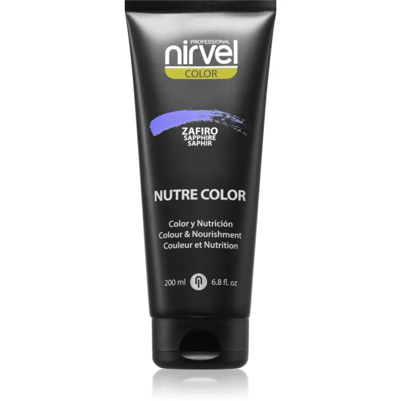 Nirvel Nutre Color θρεπτική τονωτική μάσκα για τα μαλλιά απόχρωση Zafiro 200 ml