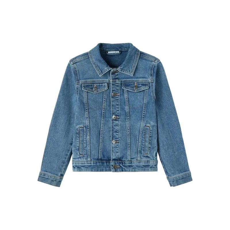 Μπουφάν τζιν αγόρι name it-13214219-Medium Blue Denim