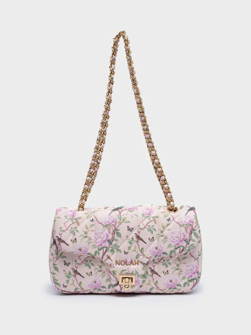 NOLAH ΓΥΝΑΙΚΕΙΑ ΤΣΑΝΤΑ NOSTALGIA PINK FLORAL