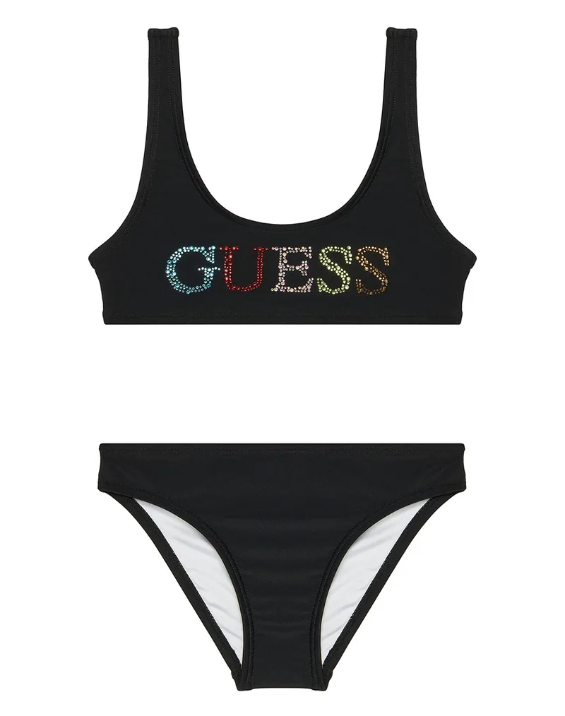 GUESS BIKINI ΣΕΤ ΠΑΙΔΙΚΟ GIRL J6GZ28KCA60-JBLK JetBlack