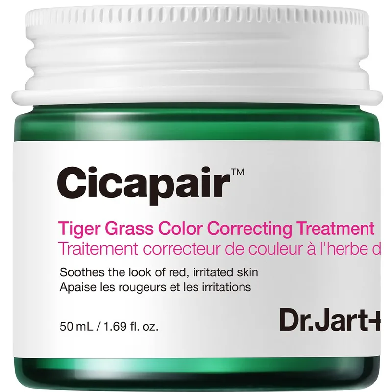 Dr.Jart+ Cicapair Tiger Grass Color Correcting Face Treatment Κρέμα Προσώπου με Νιασιναμίδη & Σύμπλοκο Tiger Grass για Κάλυψη της Ερυθρότητας & Φυσική - Υγιή Όψη, Κατάλληλη για Ερεθισμένο Δέρμα 50ml