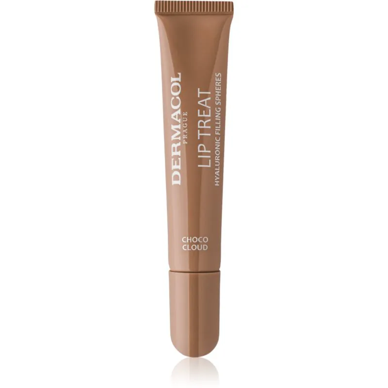 Dermacol Lip Treat ενυδατικό λιπ γκλος απόχρωση 12 Choco Cloud 10 ml