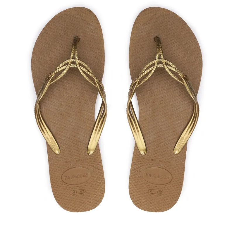 Σαγιονάρες Havaianas 41232251856 Καφέ