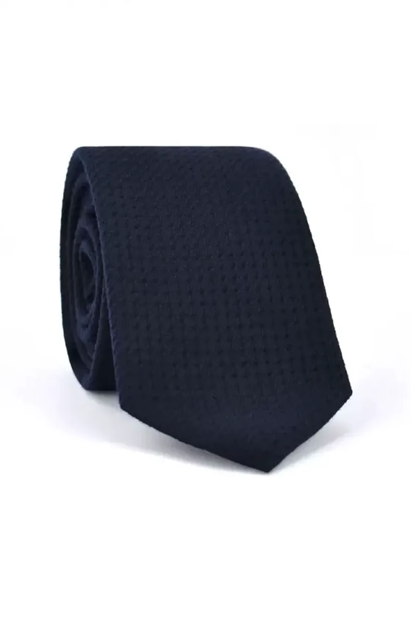 BOSS ΓΡΑΒΑΤΑ H-TIE 7.5 CM -222 ΣΚΟΥΡΟ ΜΠΛΕ