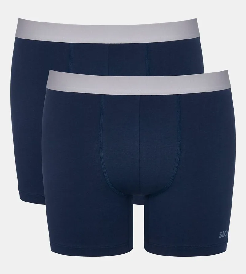 Sloggi Short Go ABC Boxer 2 Τεμάχια - Μπλέ