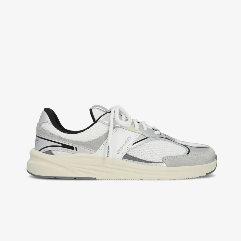 Sneakers Groundies Starlite 2.0 Women White/ Silver/ Black EUR 40