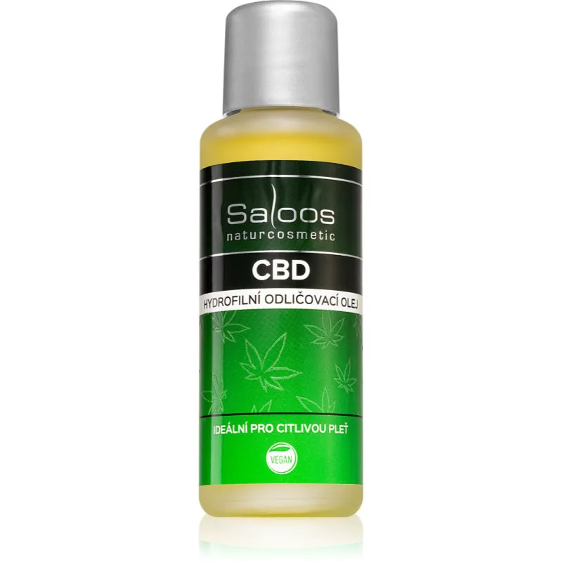 Saloos CBD υδρόφιλο λάδι για απαλό ντεμακιγιάζ 50 μλ