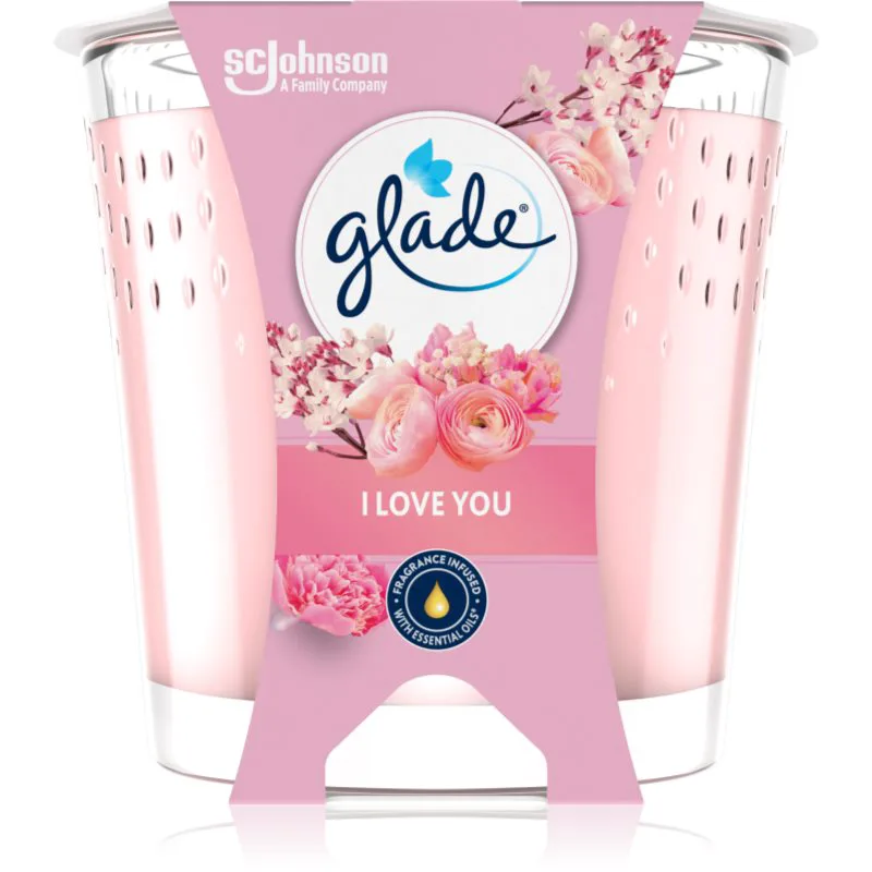 GLADE I Love You αρωματικό κερί 112 γρ
