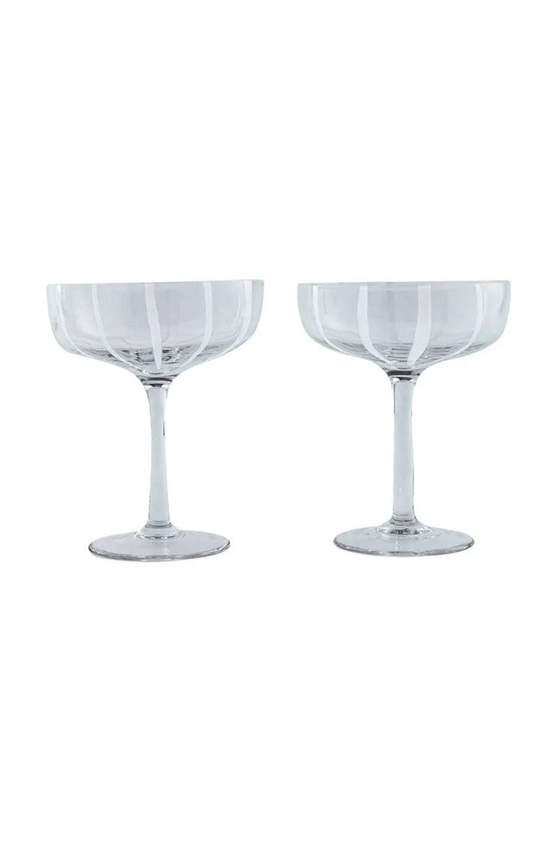 Σετ ποτηριών σαμπάνιας OYOY Mizu 230 ml 2-pack
