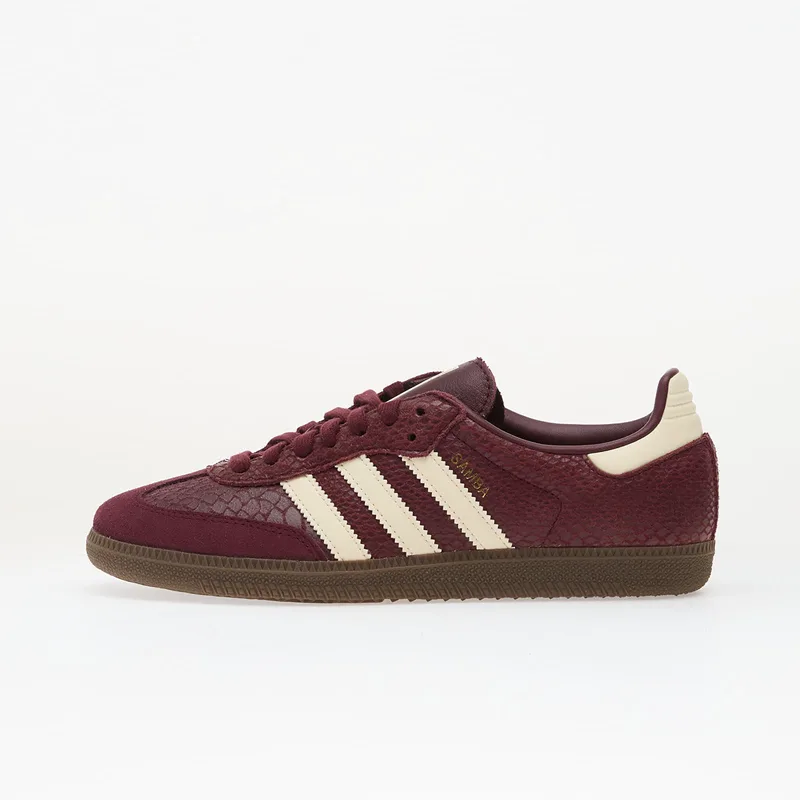 Sneakers adidas Samba Og W Maroon/ Crew White/ Χρυσό Metallic EUR 40