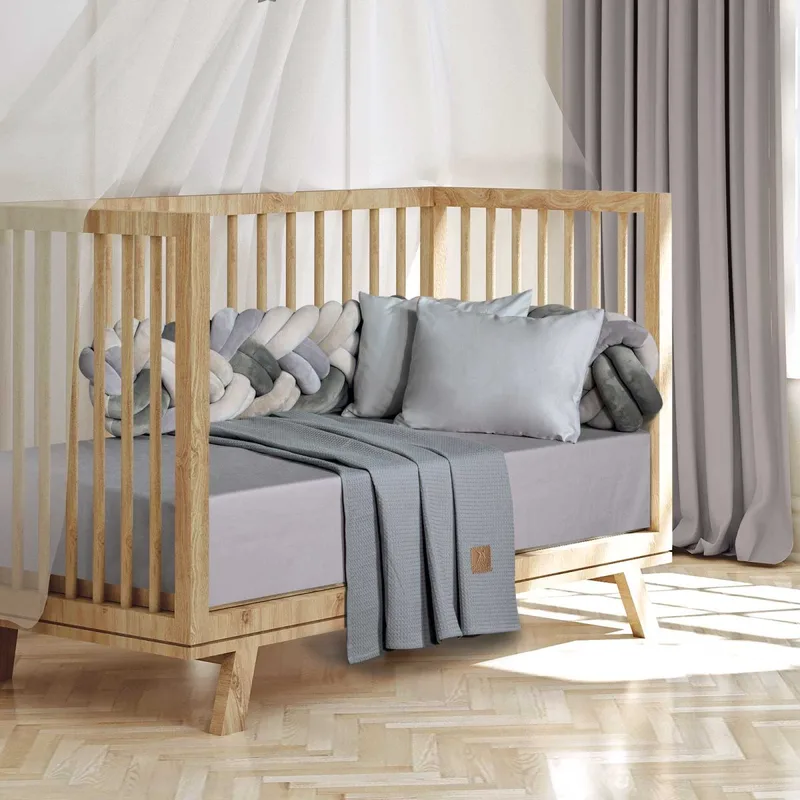 Κουβέρτα Πικέ Κούνιας (110x150) Greenwich Polo Club Baby 8871 Grey