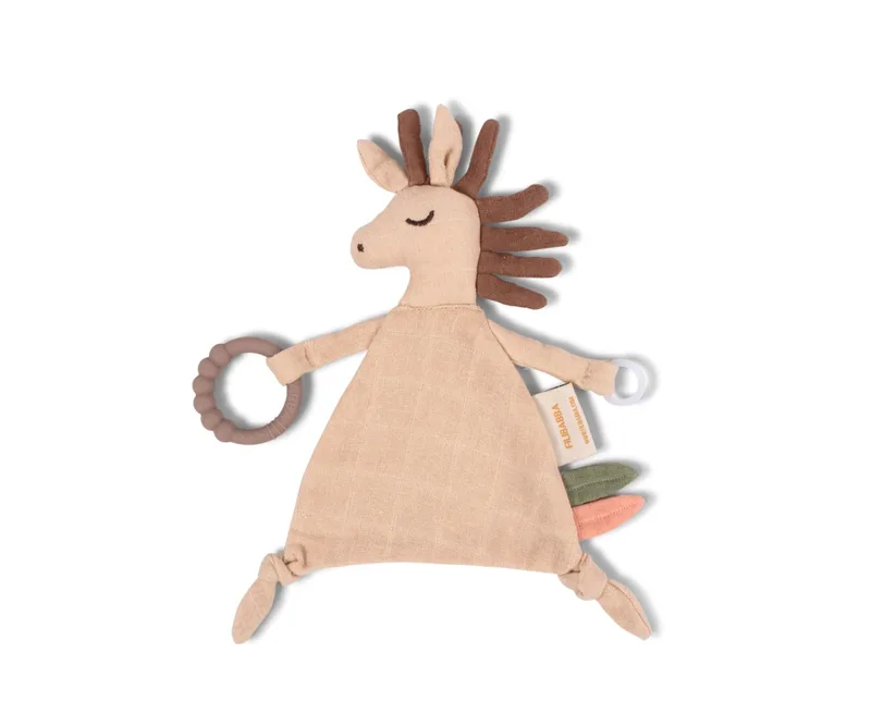 Filibabba Comfort Blanket with Teether - Henry the Horse