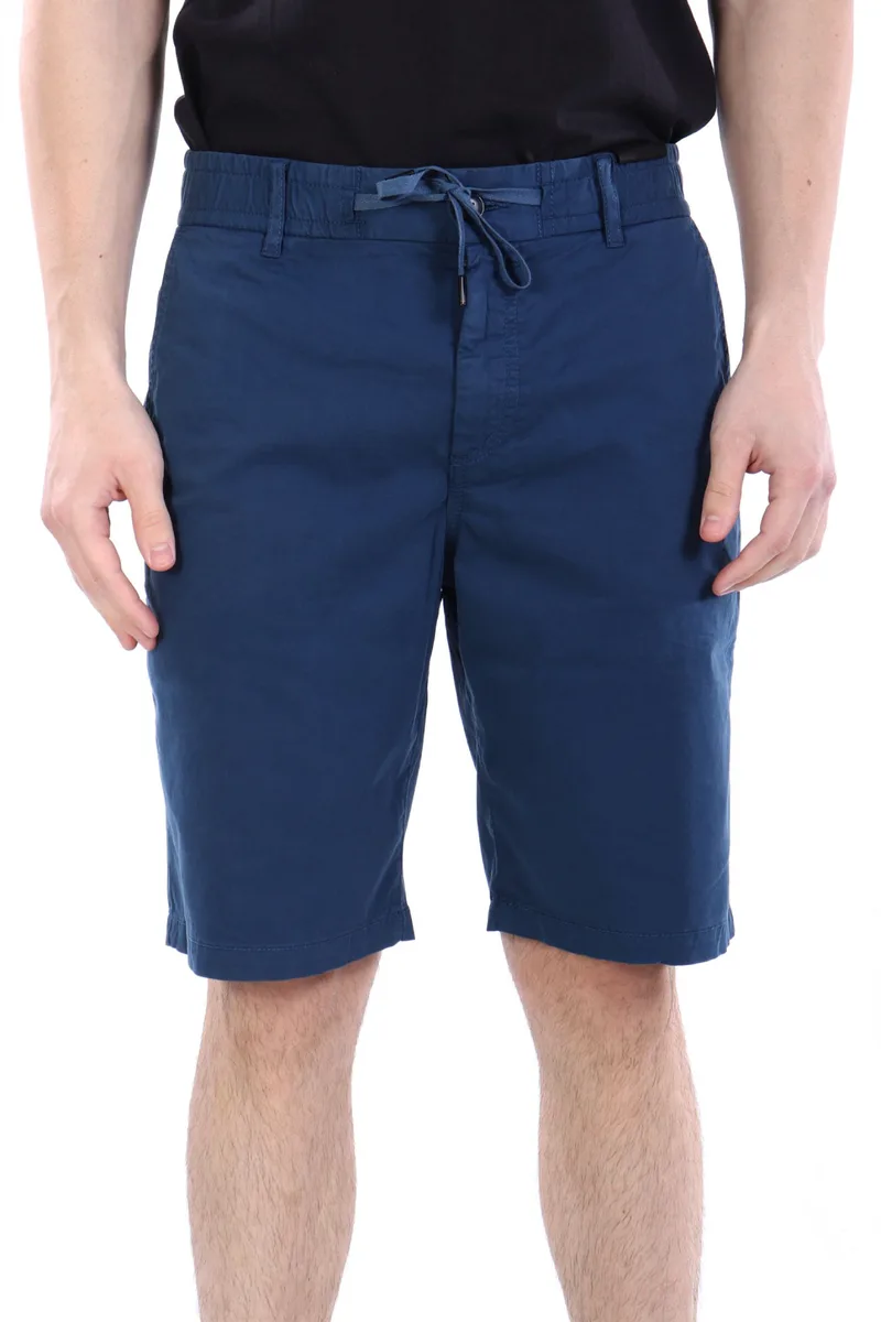 BOSS CASUAL ΒΕΡΜΟΥΔΑ CHINO TAPERED FIT CHINO-TAPERED-DS-1-S ΡΟΥΑ ΜΠΛΕ