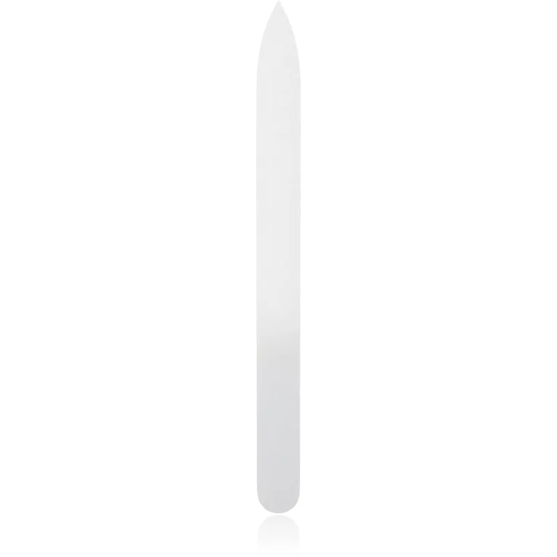 Diva & Nice Cosmetics Accessories File γυάλινη λίμα για τα νύχια μεγάλο White 1 τμχ