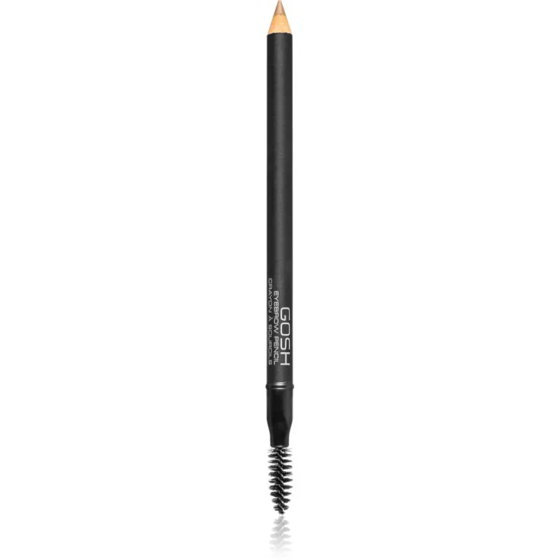 GOSH COPENHAGEN Eyebrow μολύβι για τα φρύδια με βούρτσα απόχρωση 01 Brown 1.2 γρ