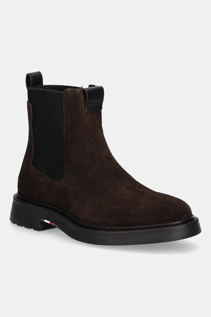 Σουέτ μπότες τσέλσι Tommy Hilfiger COMFORT LWT SDE CHELSEA