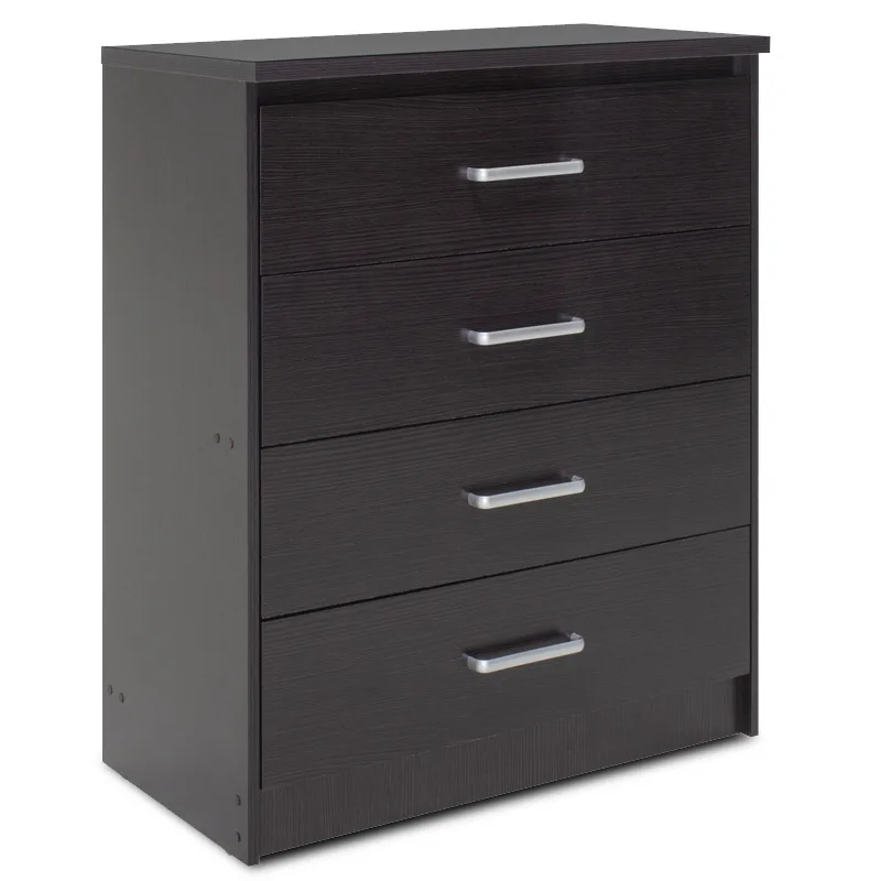 Συρταριέρα OLYMPUS pakoworld με 4 συρτάρια χρώμα wenge 80x40x95εκ - PAKO WORLD - 123-000037