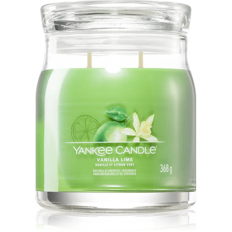 Yankee Candle Vanilla Lime αρωματικό κερί Υπογραφή 368 γρ