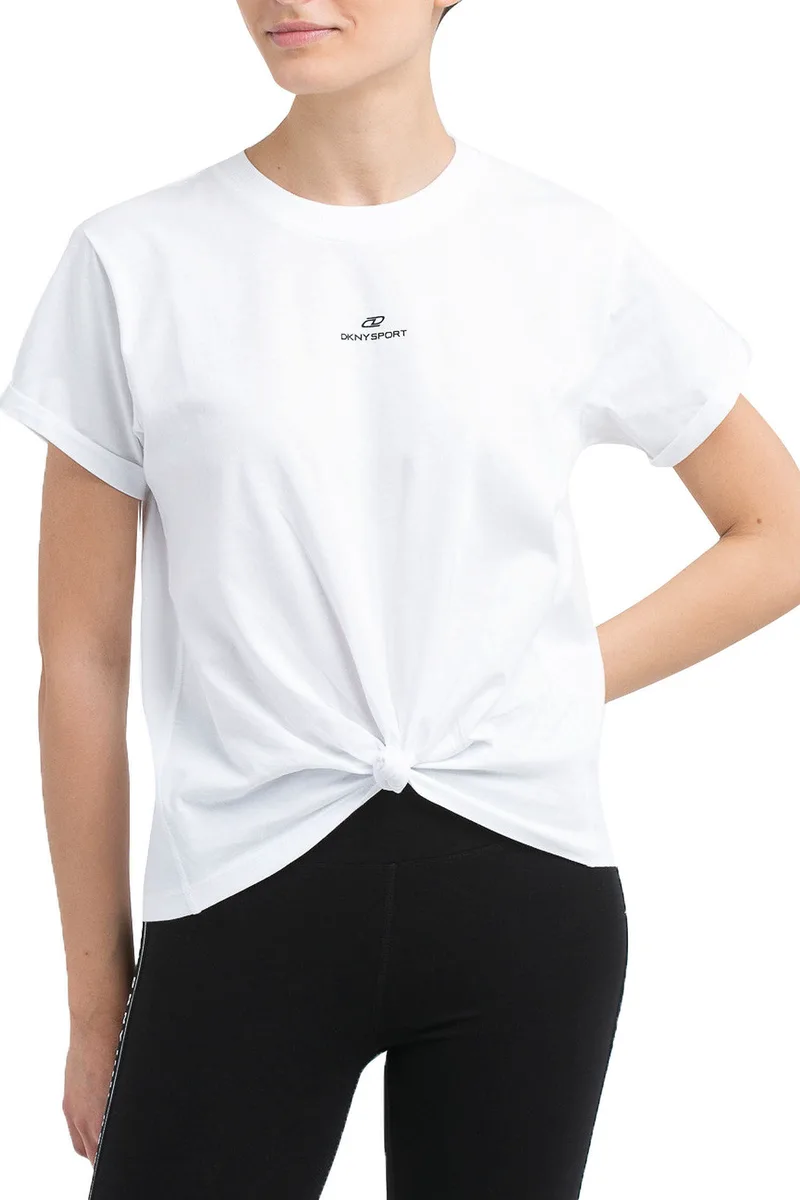 Μπλούζα Κοντομάνικη DKNY Sport Logo DP0T8070-WHT Γυναικείο