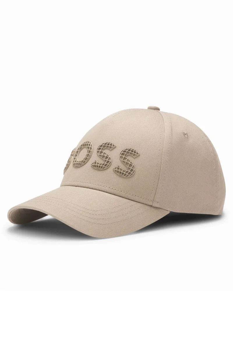 BOSS ATHLEISURE ΚΑΠΕΛΟ PRYER_GOLF_TERRACE ΜΠΕΖ