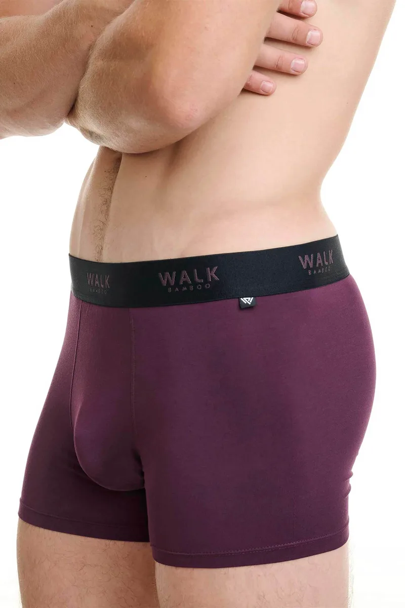 Walk ανδρικό μπόξερ μονόχρωμο - W1770 Μοβ