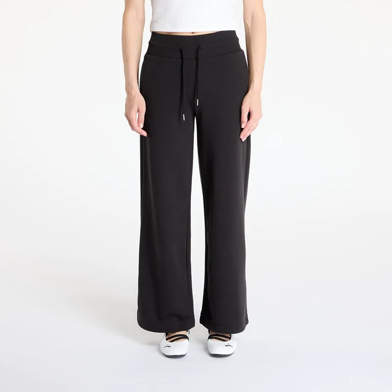 Φόρμα Puma Wardrobe Essentials Relaxed Wide Leg Sweatpants PUMA Black XS