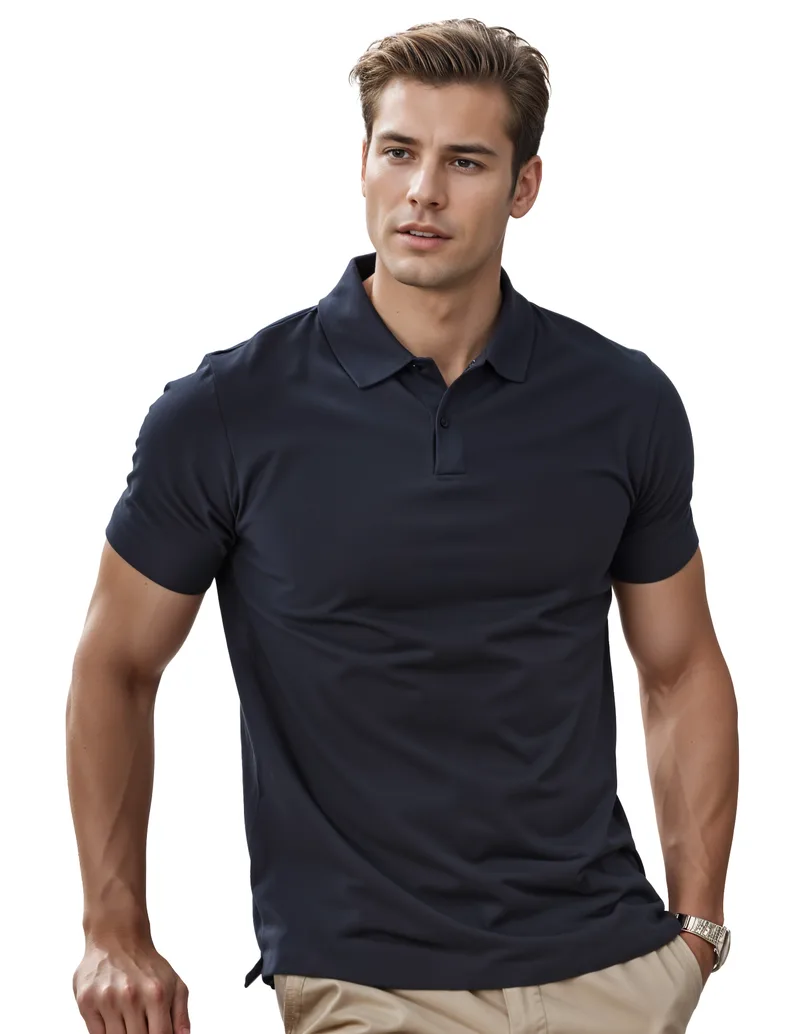 Ανδρική Μπλούζα Polo 1400 Tee Jays Heavy Pique Navy