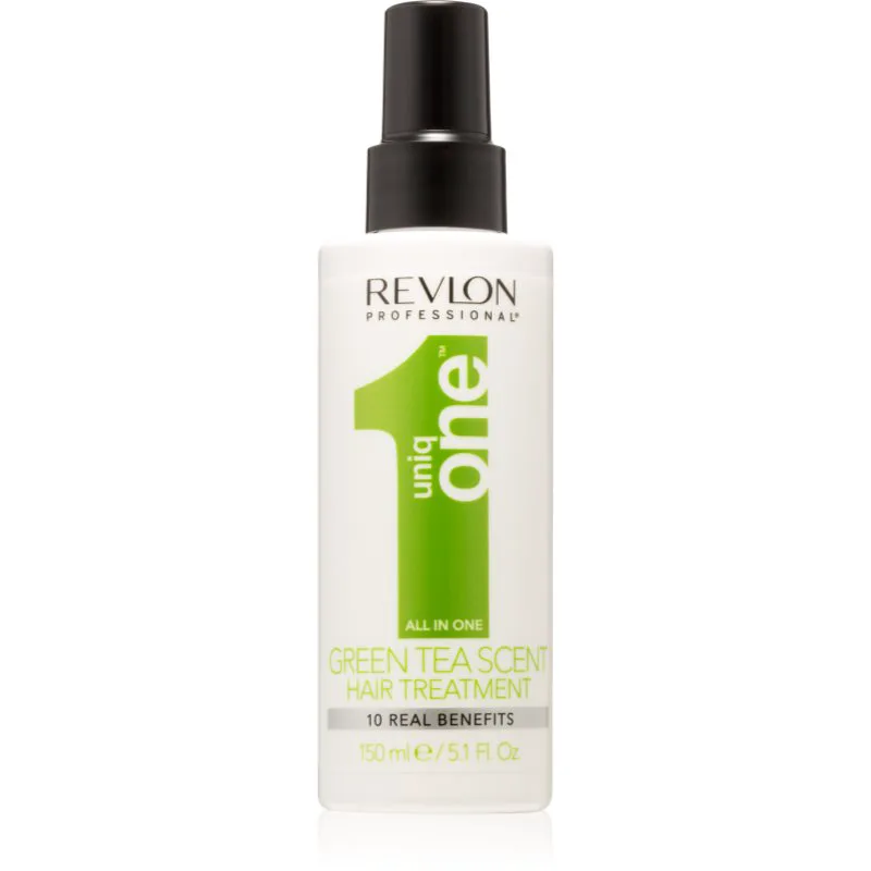 Revlon Professional UniqOne All In One Green Tea φροντίδα χωρίς ξέβγαλμα σε σπρέι 150 ml