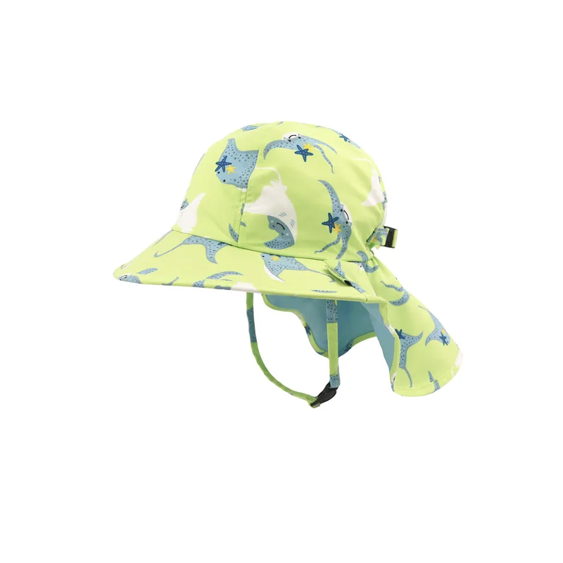 Αντηλιακό Cape Καπέλο 6-24μηνών UPF50 Sunhat Stingray Zoocchini ZOO15063 (Μέγεθος: 6-24 Μηνών) - Zoocchini - ZOO15063-6-24M