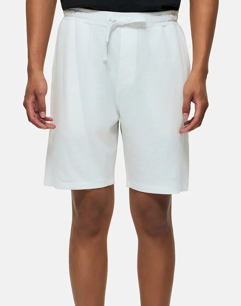 DIRTY LAUNDRY PIQUET CHINO SWEATBERMUDA DLMSB000102-WHITE White