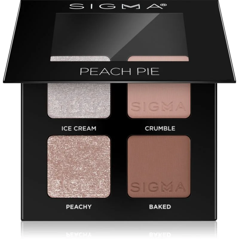 Sigma Beauty Quad Παλέτα σκιών για τα μάτια απόχρωση Peach Pie 4 γρ
