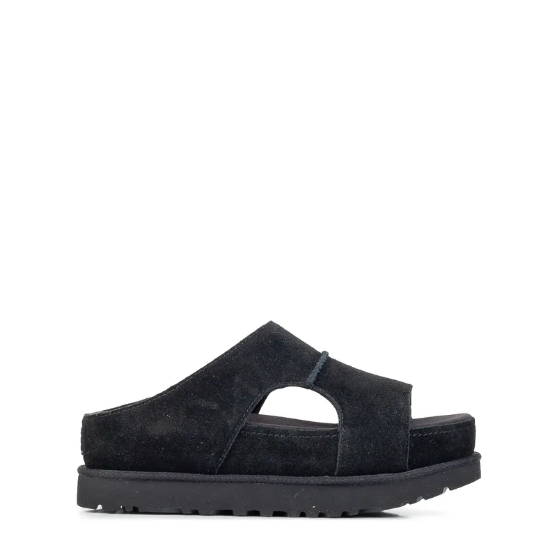 Πέδιλα-Σανδάλια γυναικεία UGG Μαύρο 1175132-BLK Goldenstar Hi Cutout Slide 262