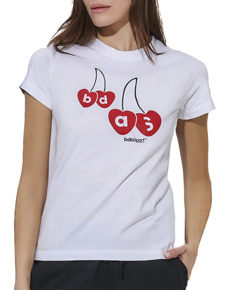 BODY ACTION WOMEN''S SLIM FIT T-SHIRT 051620-01-WHITE White