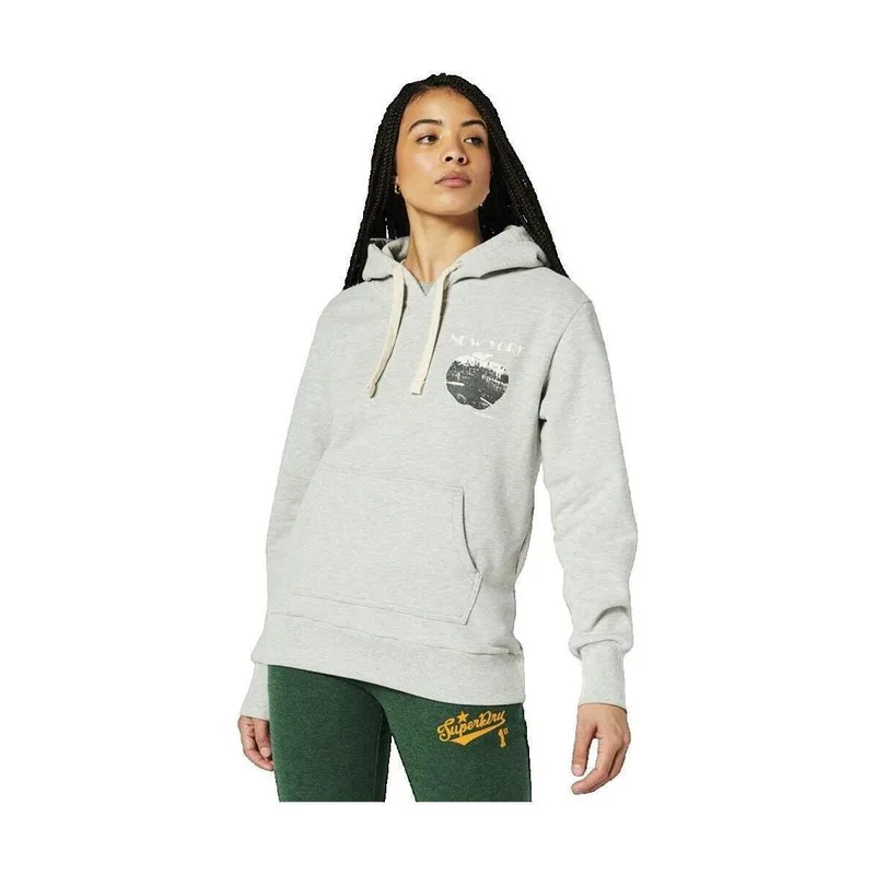 T-shirt με κουκούλα Superdry Sweat à capuche Vintage Crossing Lines