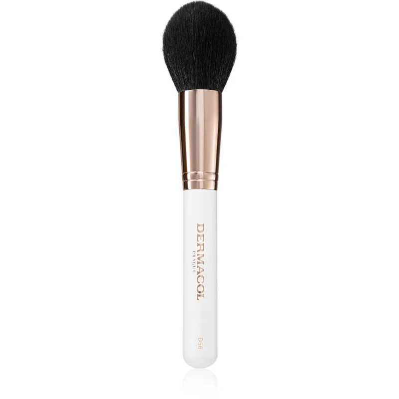 Dermacol Accessories Master Brush by PetraLovelyHair πινέλο για πούδρα και ρουζ D56 Rose Χρυσό 1 τμχ