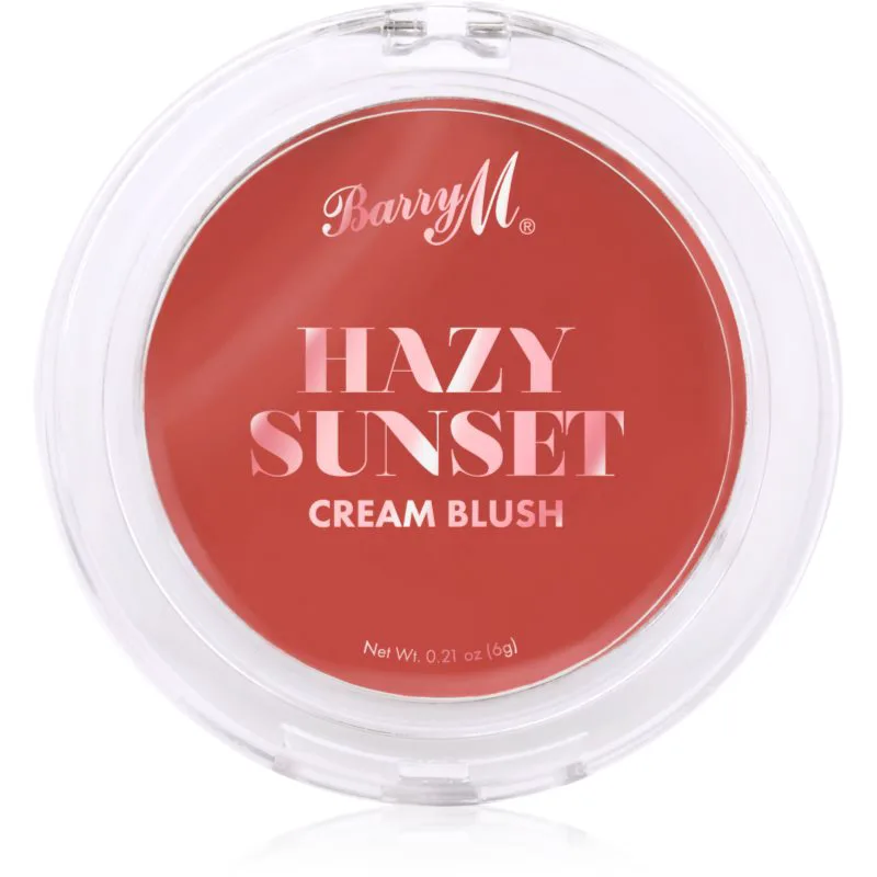Barry M Hazy Sunset κρεμώδες ρουζ απόχρωση Evening Daze 6 γρ