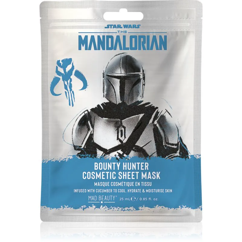 Mad Beauty Star Wars Mandalorian Silver Face Mask φύλλο μάσκας 25 ml