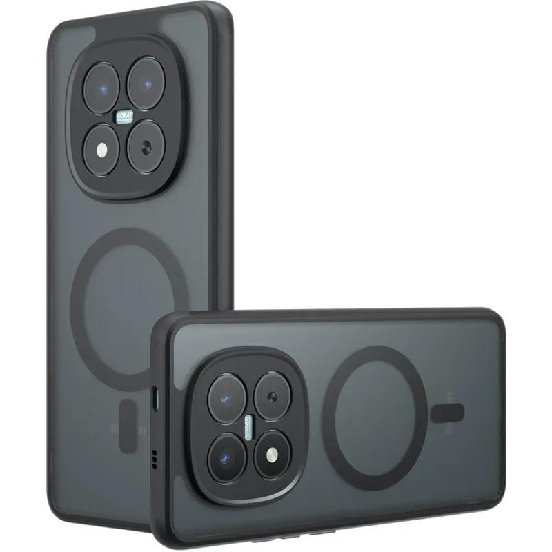 Θήκη Xiaomi Redmi Note 15 Pro Plus / Poco M8 Pro Techsuit PureFrost Σκληρή Ημιδιάφανη με MagSafe - Frosted Black (5949419357792)