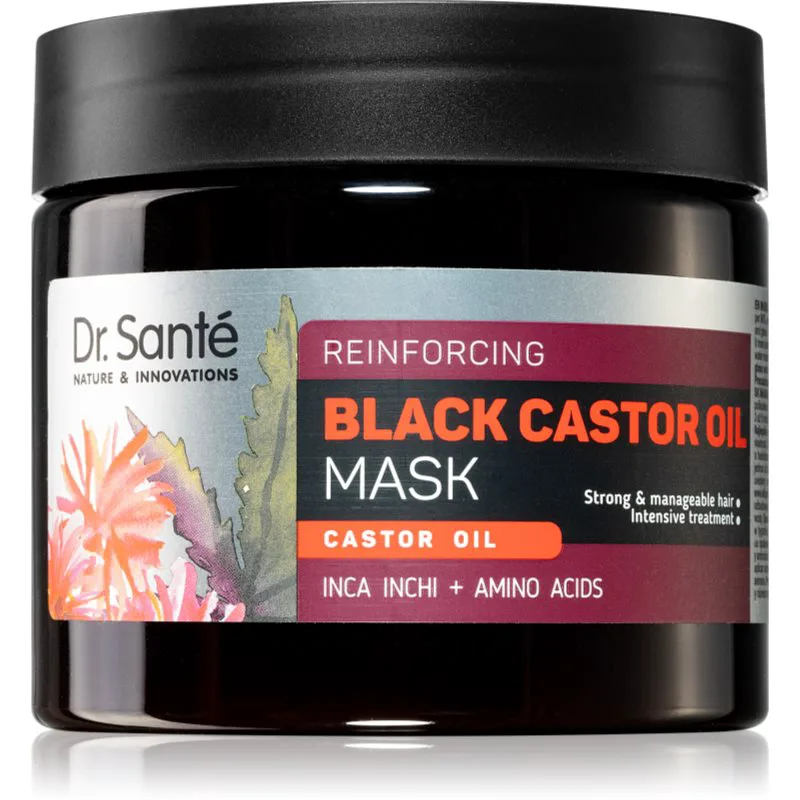 Dr. Santé Black Castor Oil εντατική μάσκα μαλλιών 300 ml