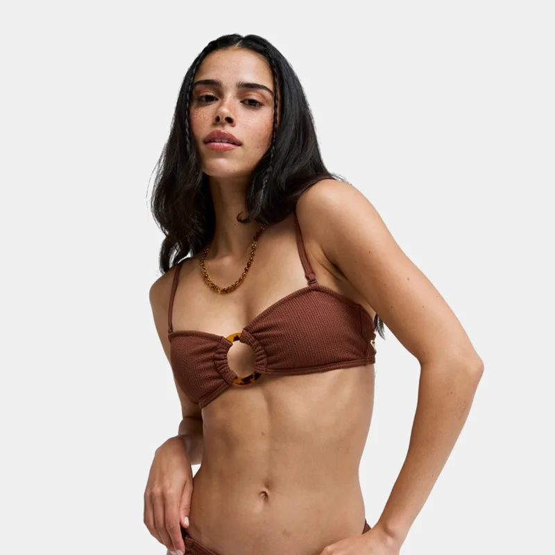 Roxy Sunshine Bandeau Γυναικείο Μαγιό (9000271447_7034)