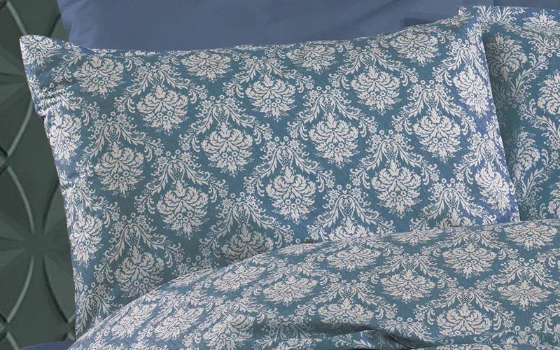 Μαξιλαροθήκη Φάκελος Polycotton 50x70εκ. Οφηλία 279 Blue DimCol (Χρώμα: Μπλε, Ύφασμα: 70% Βαμβάκι-30% Polyester) - DimCol - 33311647070