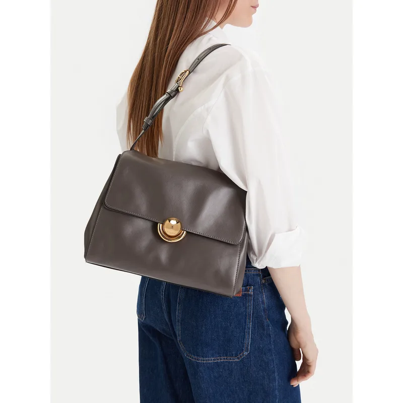 Τσάντα Furla Domus S WB01862 BX4185 IT 4283S 1002 Γκρι