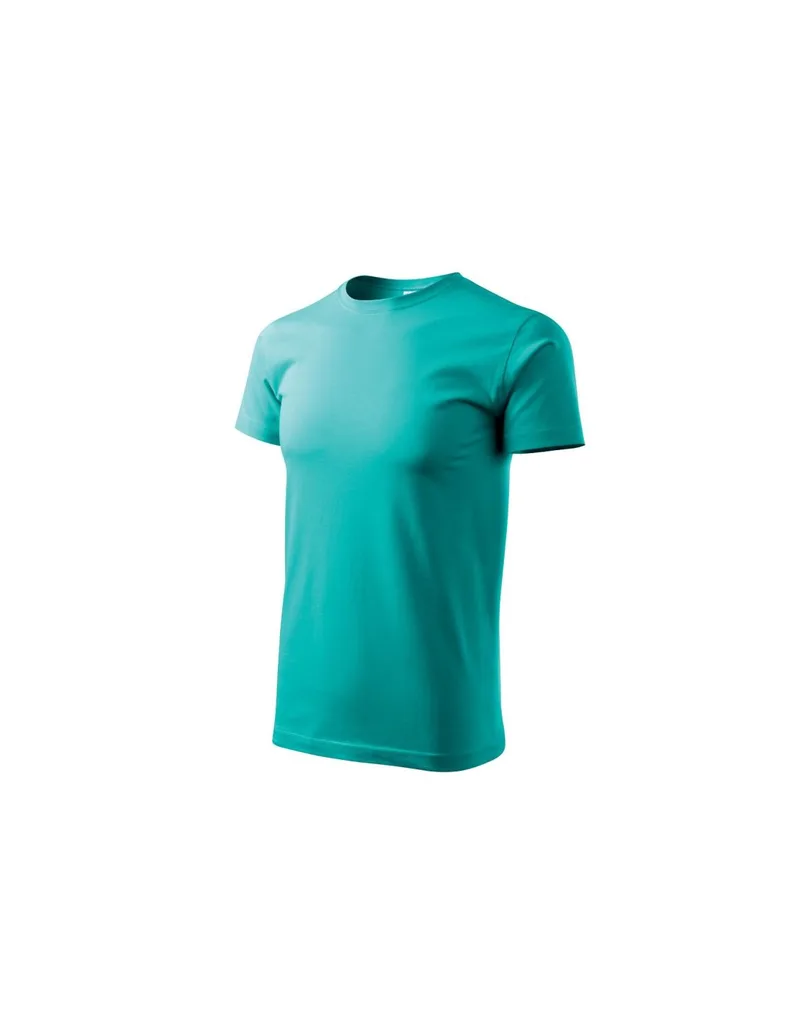 Malfini Basic Ανδρικό Διαφημιστικό T-shirt Κοντομάνικο σε Πράσινο Χρώμα MLI-12919